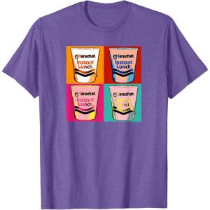 image:imageMaruchan Instant Lunch Ramen Cups Pop Art Painting TShirtPurple Heather