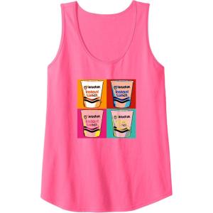 image:imageMaruchan Instant Lunch Ramen Cups Pop Art Painting Tank TopNeon Pink