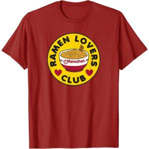 image:imageMaruchan Instant Lunch Ramen Lovers Club Bowl Logo TShirtCranberry Red