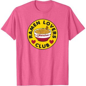image:imageMaruchan Instant Lunch Ramen Lovers Club Bowl Logo TShirtPink Heather