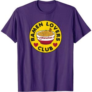 image:imageMaruchan Instant Lunch Ramen Lovers Club Bowl Logo TShirtPurple