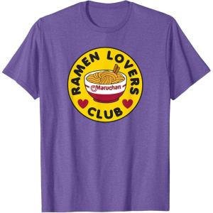 image:imageMaruchan Instant Lunch Ramen Lovers Club Bowl Logo TShirtPurple Heather