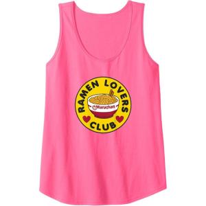 image:imageMaruchan Instant Lunch Ramen Lovers Club Bowl Logo Tank TopNeon Pink