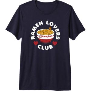 image:imageMaruchan Instant Lunch Ramen Lovers Club Cute Logo Premium Triblend TShirtNavy Blue