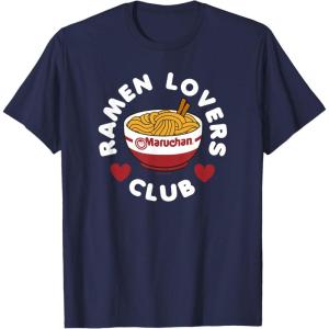 image:imageMaruchan Instant Lunch Ramen Lovers Club Cute Logo TShirtNavy Blue