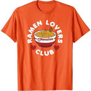 image:imageMaruchan Instant Lunch Ramen Lovers Club Cute Logo TShirtOrange