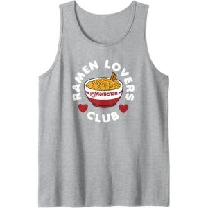 image:imageMaruchan Instant Lunch Ramen Lovers Club Cute Logo Tank TopHeather Grey