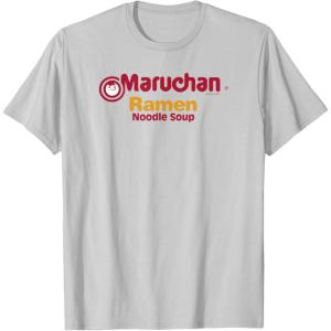 image:imageMaruchan Instant Lunch Ramen Noodle Soup Logo TShirtSilver Grey