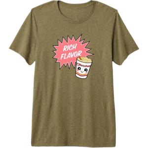 image:imageMaruchan Instant Lunch Rich Flavor Cute Noodle Cup Logo Premium Triblend TShirtOlive Green