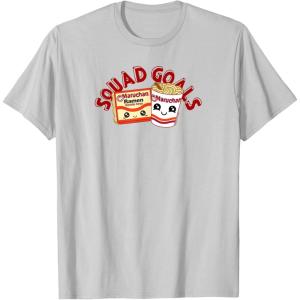image:imageMaruchan Instant Lunch Squad Goals Noodle Friendship Kawaii TShirtSilver Grey