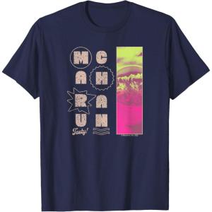 image:imageMaruchan Instant Lunch Tasty Neon Picture Retro Poster TShirtNavy Blue