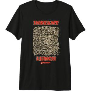 image:imageMaruchan Instant Lunch Uncooked Pasta Distressed Portrait Premium TShirtBlack
