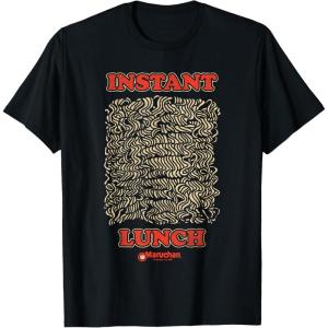 image:imageMaruchan Instant Lunch Uncooked Pasta Distressed Portrait TShirtBlack