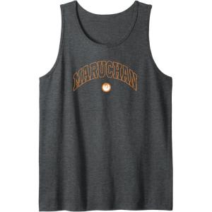 image:imageMaruchan Instant Lunch Varsity Style Font Classic Logo Tank TopDark Heather Grey