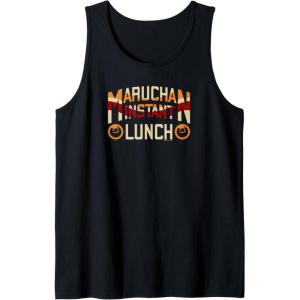 image:imageMaruchan Instant Lunch Varsity Style Font Logo Tank TopBlack