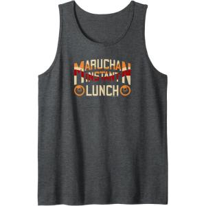 image:imageMaruchan Instant Lunch Varsity Style Font Logo Tank TopDark Heather Grey