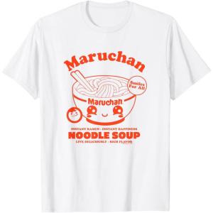 image:imageMaruchan Instant Ramen Instant Happiness Kawaii Bowl Logo TShirtWhite