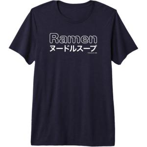 image:imageMaruchan Japanese Ramen Katakana Logo Premium TriBlend TShirtNavy Blue