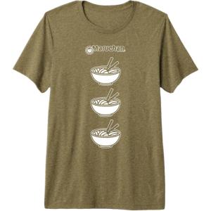 image:imageMaruchan Multi Ramen Bowl Iconic Logo Premium Triblend TShirtOlive Green