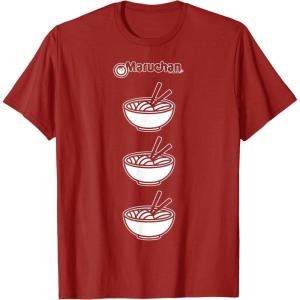 image:imageMaruchan Multi Ramen Bowl Iconic Logo TShirtCranberry Red