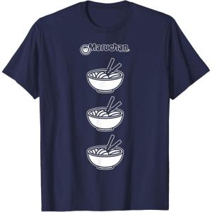 image:imageMaruchan Multi Ramen Bowl Iconic Logo TShirtNavy Blue