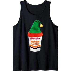 image:imageMaruchan Ramen Cup Christmas Elf Hat Tank TopBlack