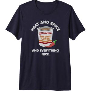 image:imageMaruchan Ramen Cup Heat And Spice Food Quote Premium Triblend TShirtNavy Blue