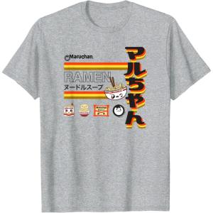 image:imageMaruchan Ramen Cute Anime Faces Poster TShirtHeather Grey