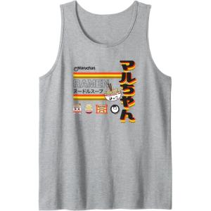 image:imageMaruchan Ramen Cute Anime Faces Poster Tank TopHeather Grey