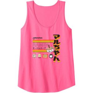 image:imageMaruchan Ramen Cute Anime Faces Poster Tank TopNeon Pink
