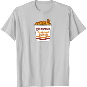 image:imageMaruchan Ramen Noodle Cup with Chop Sticks TShirtSilver Grey