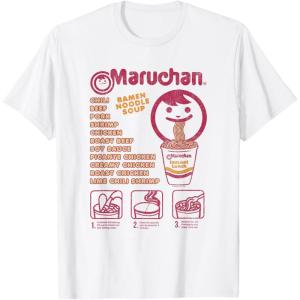 image:imageMaruchan Ramen Noodle Soup Preparation Steps Distressed TShirtWhite