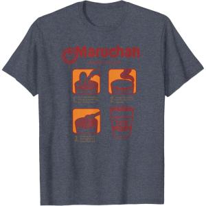 image:imageMaruchan Recommended Cooking Directions Poster TShirtHeather Blue