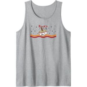 image:imageMaruchan Winking Anime Noodle Bowl Tank TopHeather Grey
