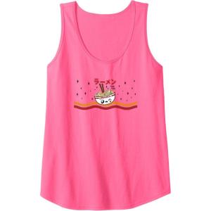 image:imageMaruchan Winking Anime Noodle Bowl Tank TopNeon Pink