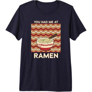 image:imageMaruchan You Had Me At Ramen Noodle Bowl Premium TriBlend TShirtNavy Blue