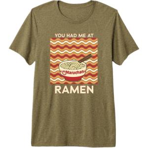 image:imageMaruchan You Had Me At Ramen Noodle Bowl Premium TriBlend TShirtOlive Green