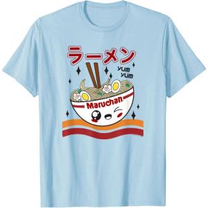 image:imageMaruchan Yum Yum Winking Noodle Bowl Poster TShirtBaby Blue