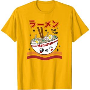 image:imageMaruchan Yum Yum Winking Noodle Bowl Poster TShirtGolden Yellow