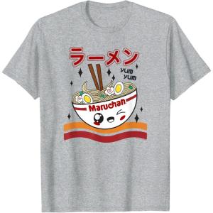 image:imageMaruchan Yum Yum Winking Noodle Bowl Poster TShirtHeather Grey