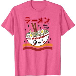 image:imageMaruchan Yum Yum Winking Noodle Bowl Poster TShirtPink Heather