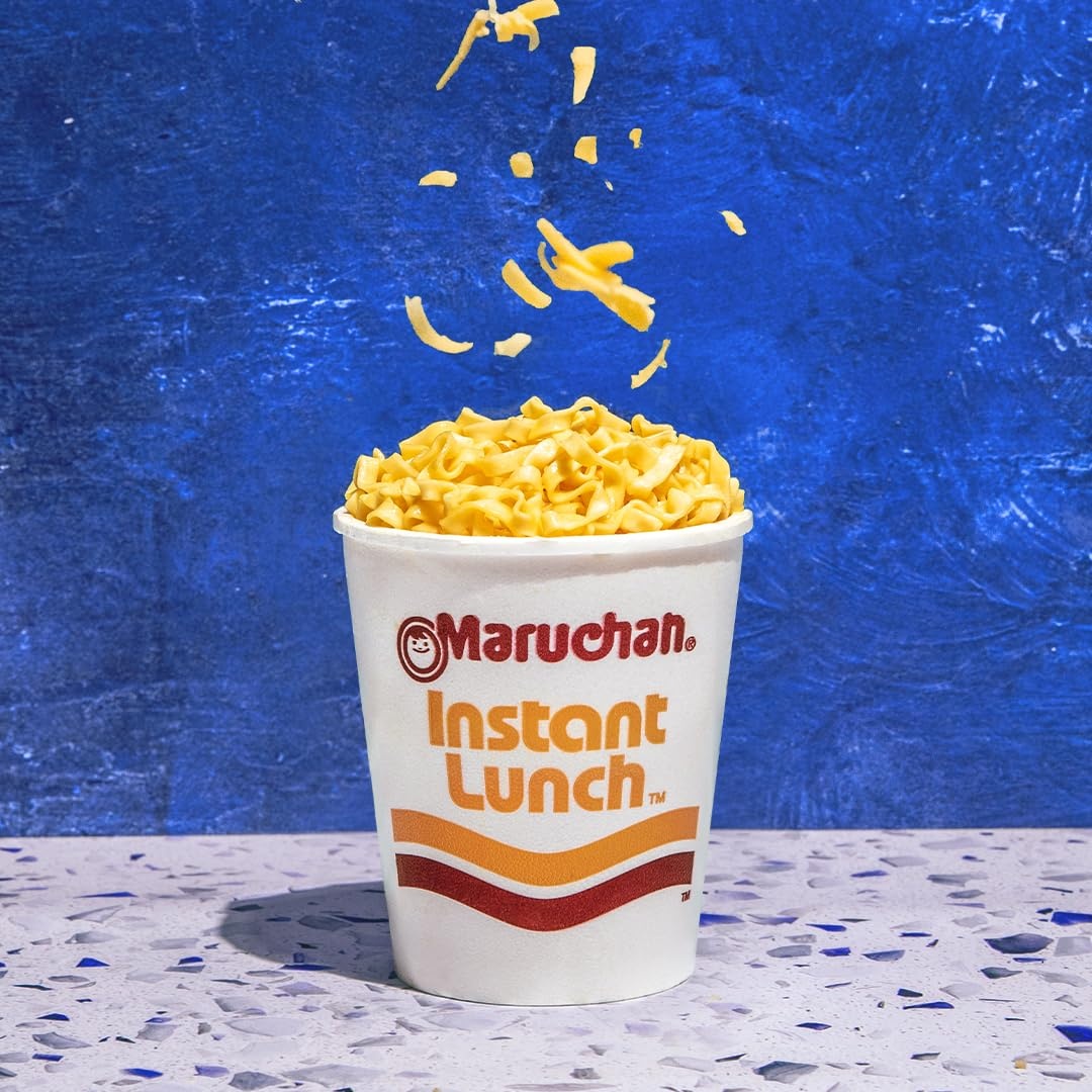 image:imageMaruchan Instant Lunch Ramen Noodles Flamin Hot Chicken Flavor JapaneseStyle Instant Noodle Soup Easy Meal Ready in 3 Minutes 225 Oz 12 PackCheddar Cheese Pack of 24