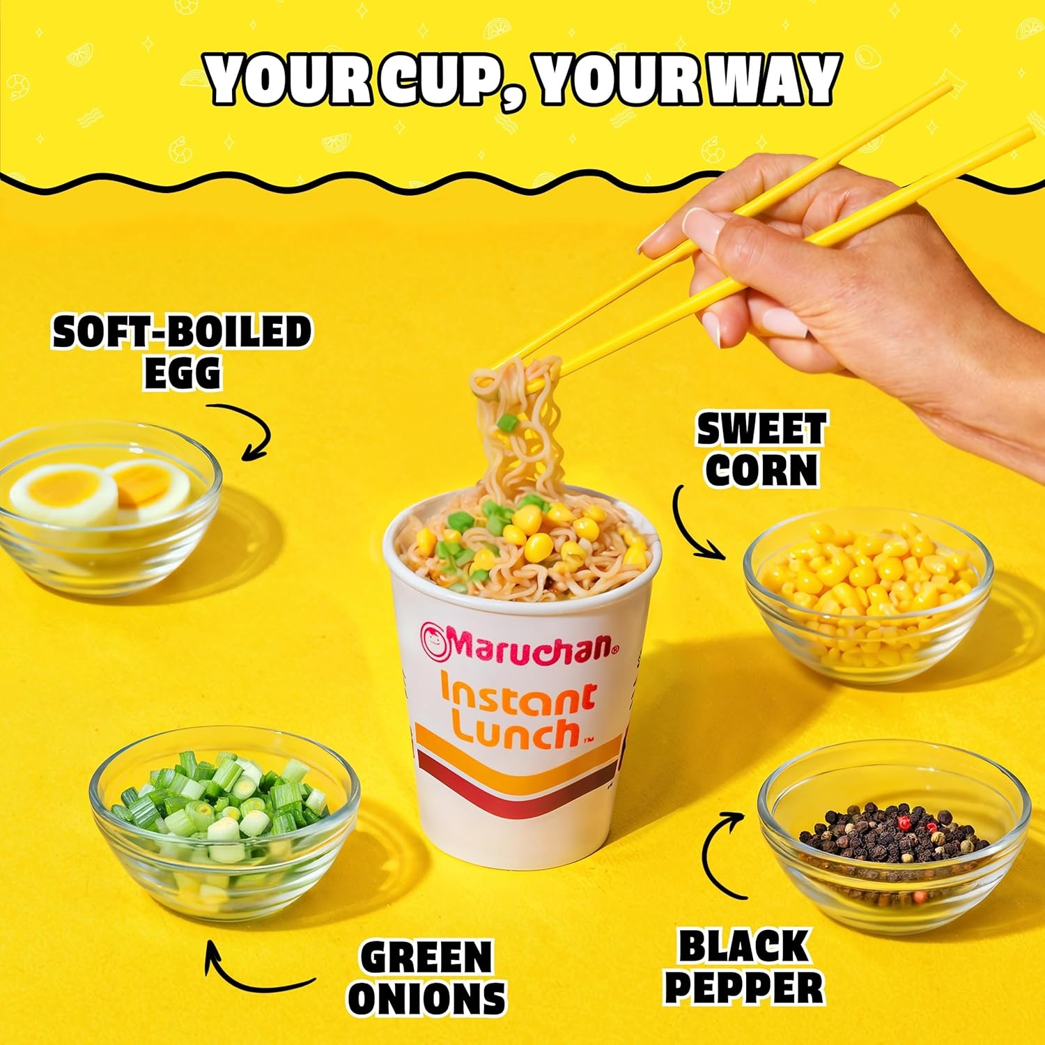 image:imageMaruchan Instant Lunch Ramen Noodles Flamin Hot Chicken Flavor JapaneseStyle Instant Noodle Soup Easy Meal Ready in 3 Minutes 225 Oz 12 PackChicken