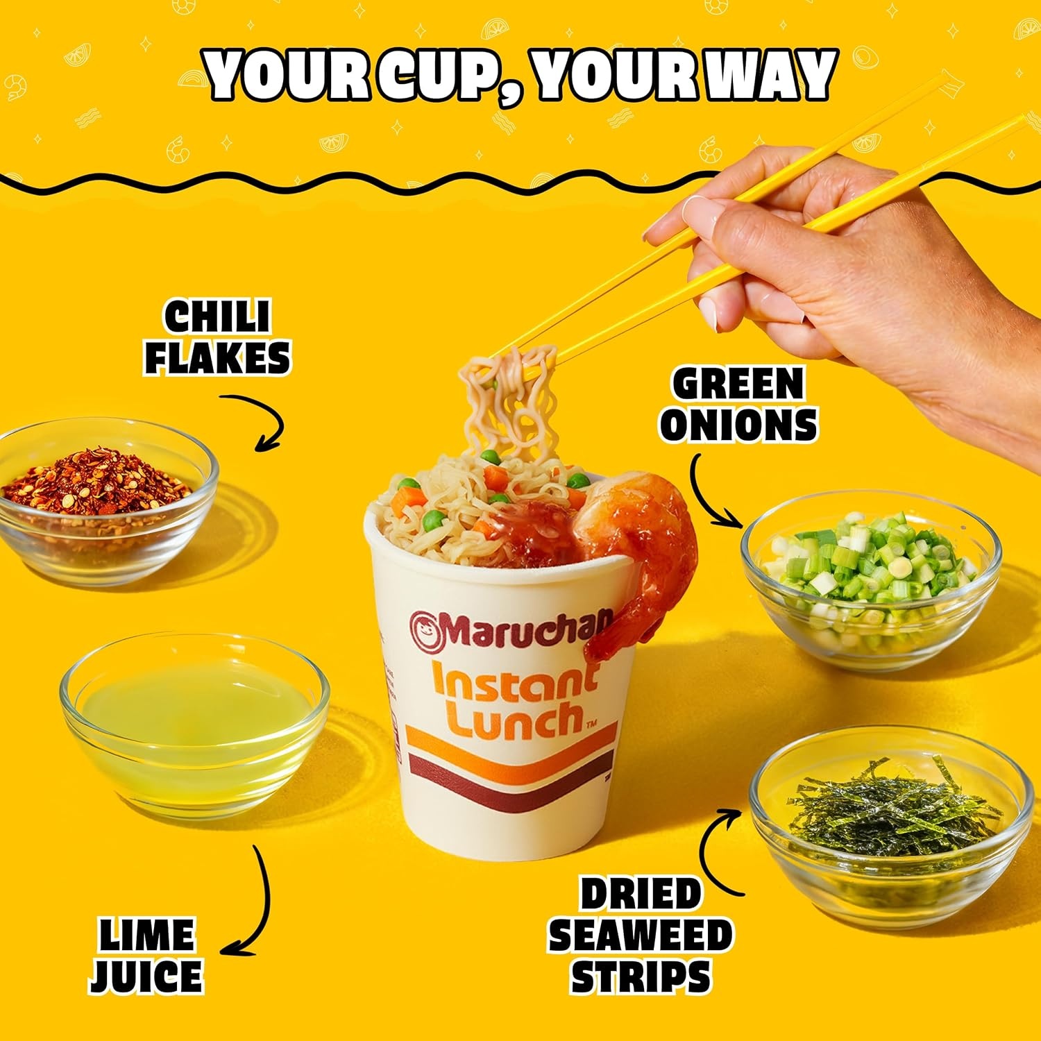 image:imageMaruchan Instant Lunch Ramen Noodles Flamin Hot Chicken Flavor JapaneseStyle Instant Noodle Soup Easy Meal Ready in 3 Minutes 225 Oz 12 PackHot Spicy Shrimp