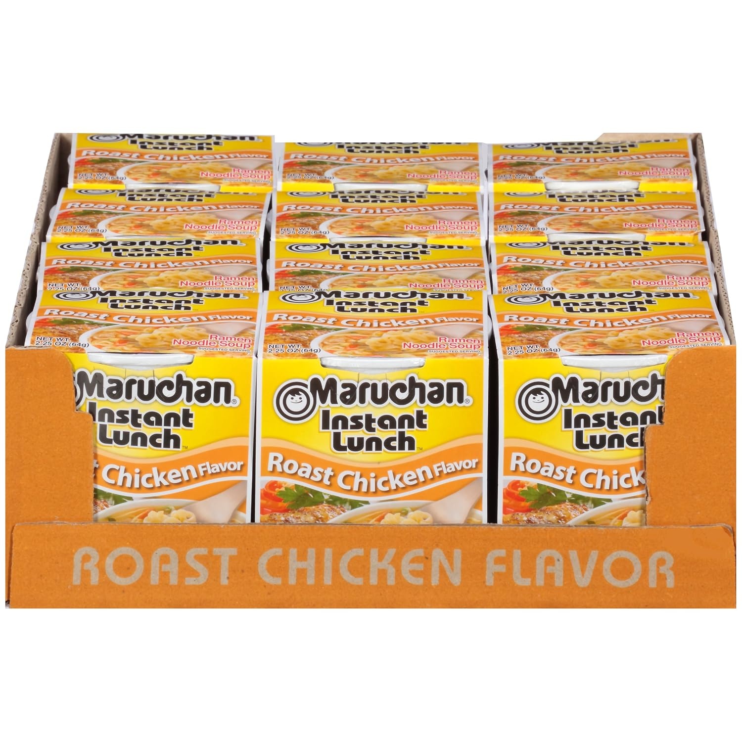 image:imageMaruchan Instant Lunch Ramen Noodles Flamin Hot Chicken Flavor JapaneseStyle Instant Noodle Soup Easy Meal Ready in 3 Minutes 225 Oz 12 PackRoast Chicken Pack of 24