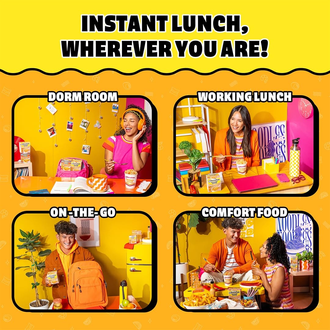 image:imageMaruchan Instant Lunch Ramen Noodles Flamin Hot Chicken Flavor JapaneseStyle Instant Noodle Soup Easy Meal Ready in 3 Minutes 225 Oz 12 PackRoast Chicken