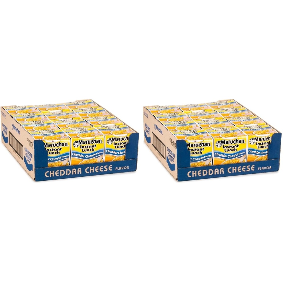 image:imageMaruchan Instant Lunch Ramen Noodles Flamin Hot Chicken Flavor JapaneseStyle Instant Noodle Soup Easy Meal Ready in 3 Minutes 225 Oz 12 PackCheddar Cheese Pack of 24