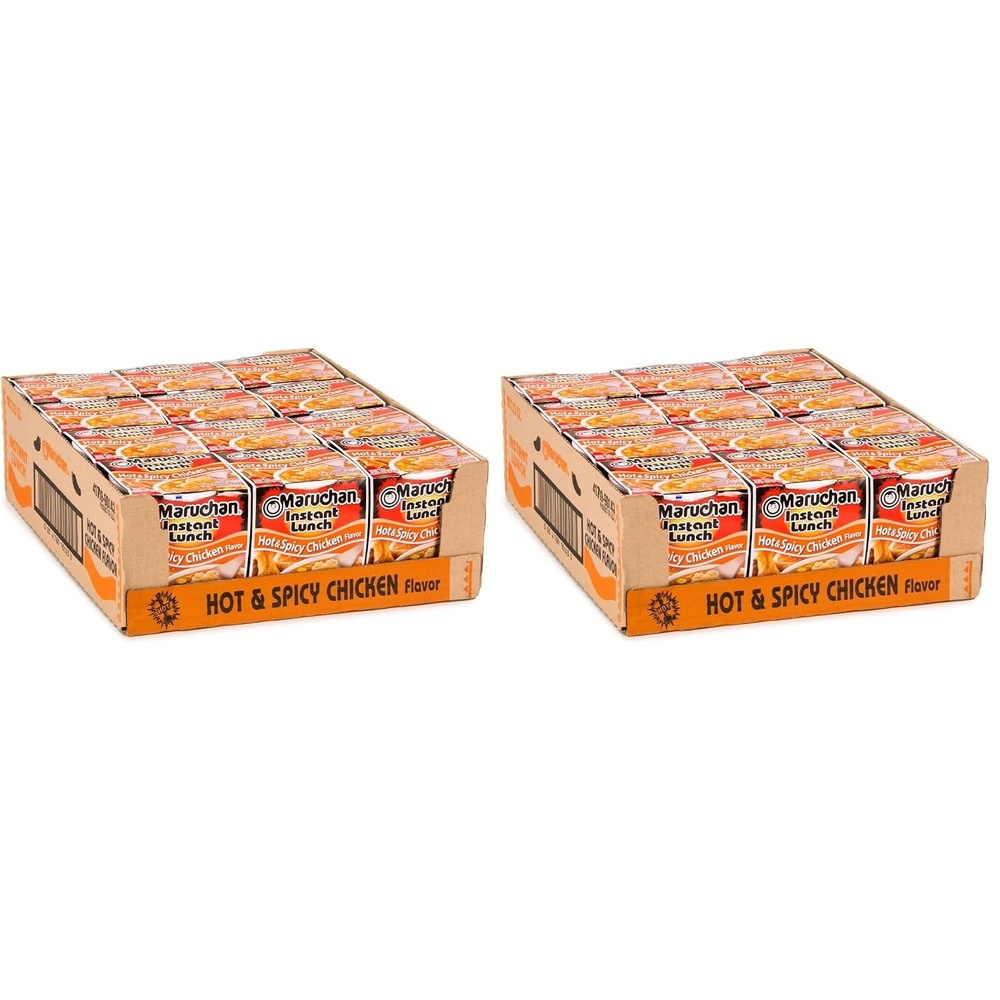 image:imageMaruchan Instant Lunch Ramen Noodles Flamin Hot Chicken Flavor JapaneseStyle Instant Noodle Soup Easy Meal Ready in 3 Minutes 225 Oz 12 PackHot Spicy Chicken Pack of 24