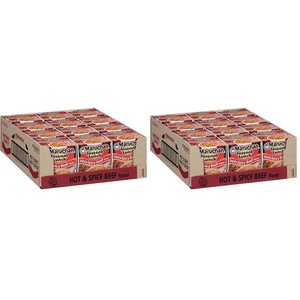 image:imageMaruchan Instant Lunch Ramen Noodles Flamin Hot Chicken Flavor  JapaneseStyle Instant Noodle Soup Easy Meal Ready in 3 Minutes  225 Oz 12 PackHot  Spicy Beef Pack of 24