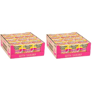 image:imageMaruchan Instant Lunch Ramen Noodles Flamin Hot Chicken Flavor  JapaneseStyle Instant Noodle Soup Easy Meal Ready in 3 Minutes  225 Oz 12 PackShrimp Pack of 24